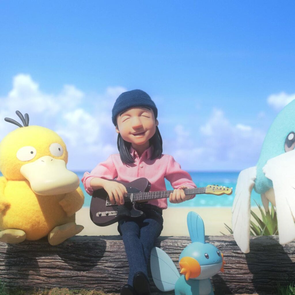 山下達郎「オノマトペISLAND」MV thumbnail from dwarf studios